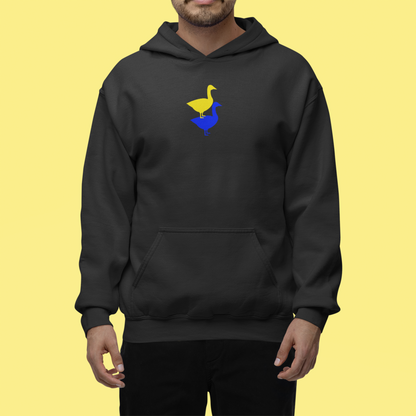 "Two Geese" Core Hoodied Sweatshirt