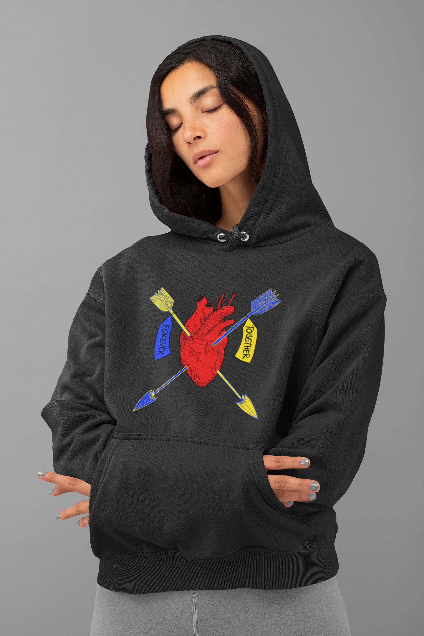 "Forever Together" Core Hooded Sweatshirt