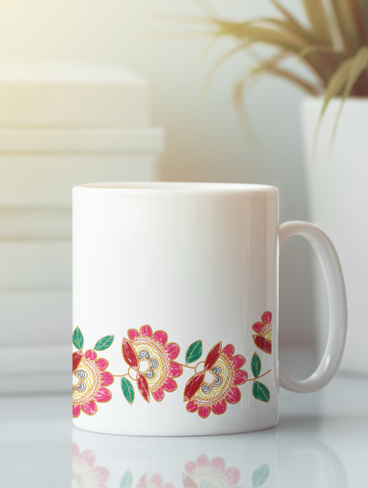 Ceramic Mug "Flowers of Freedom"