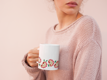 Ceramic Mug "Flowers of Freedom"